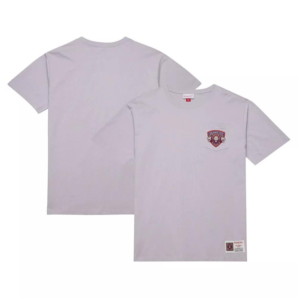 Men's Mitchell & Ness Purple Orlando City SC 10th Anniversary Premium Pocket T-Shirt,  Product Image