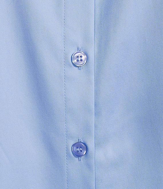 Investments Petite Size Rachel 3/4 Sleeve Point Collar Button Front Shirt Product Image