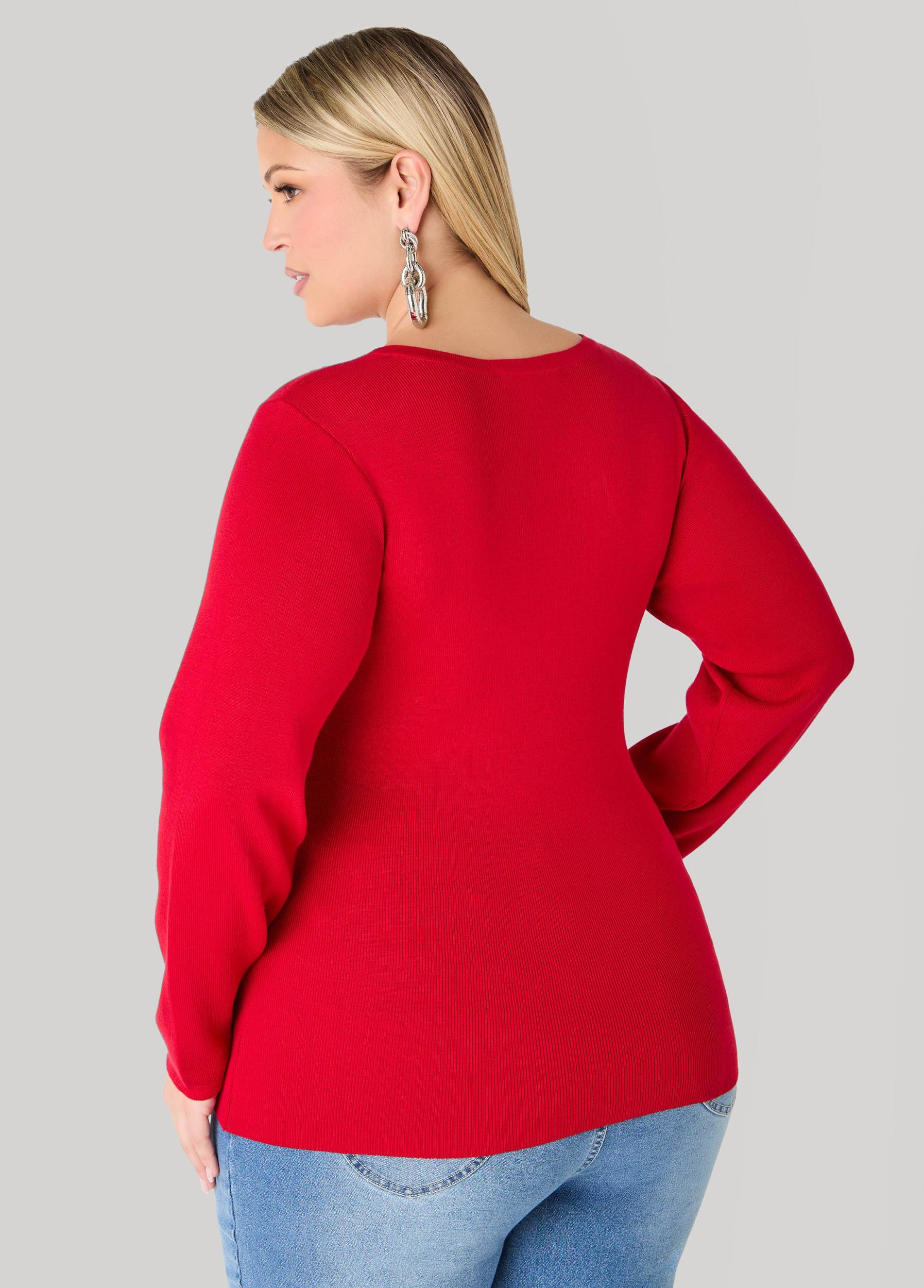 Crystal Cutout Sweater Product Image