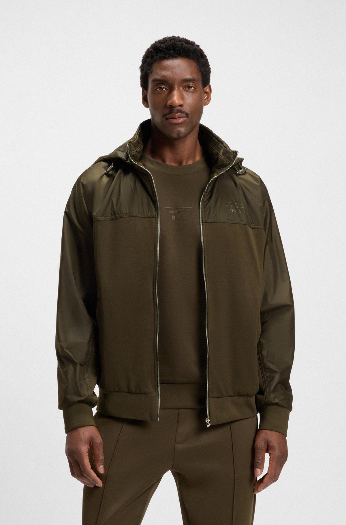 Porsche x BOSS hoodie with two-way zip Product Image