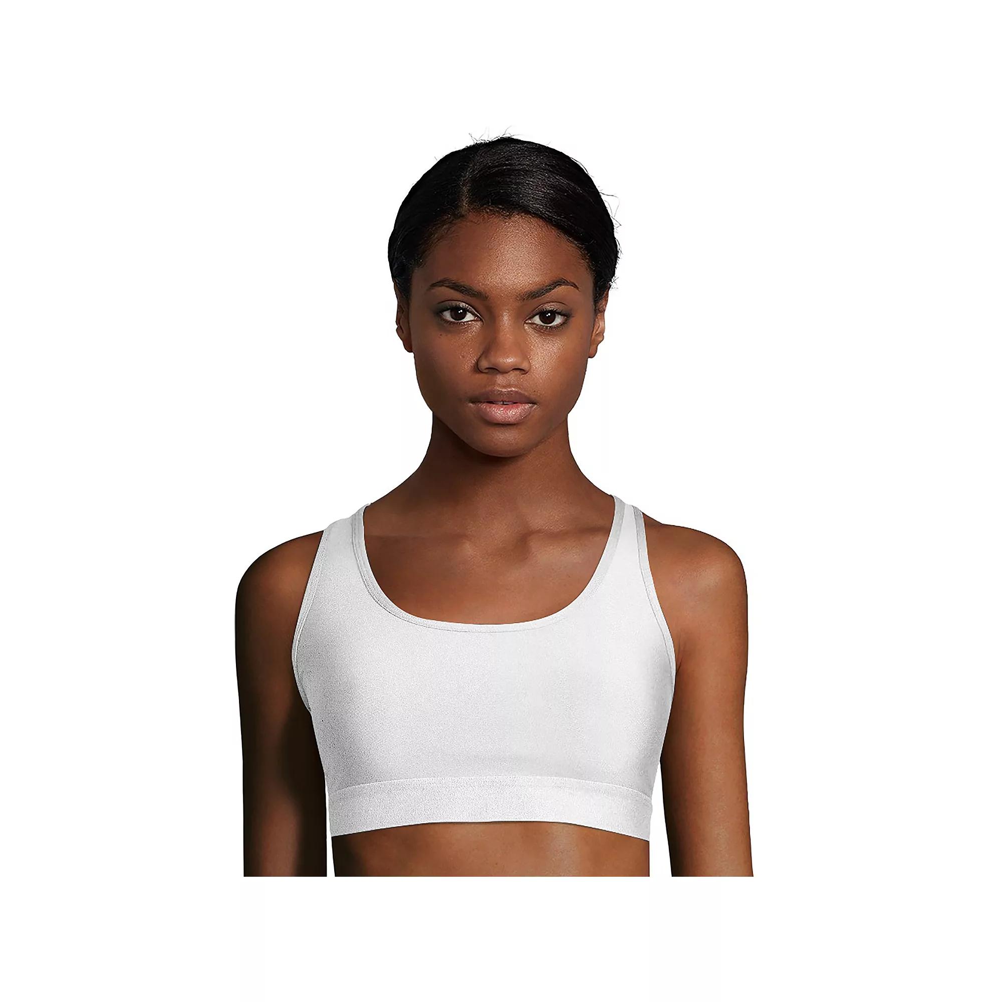 Hanes® Solid Absolute Racerback Compression Sports Bra O9178, Women's,  Product Image