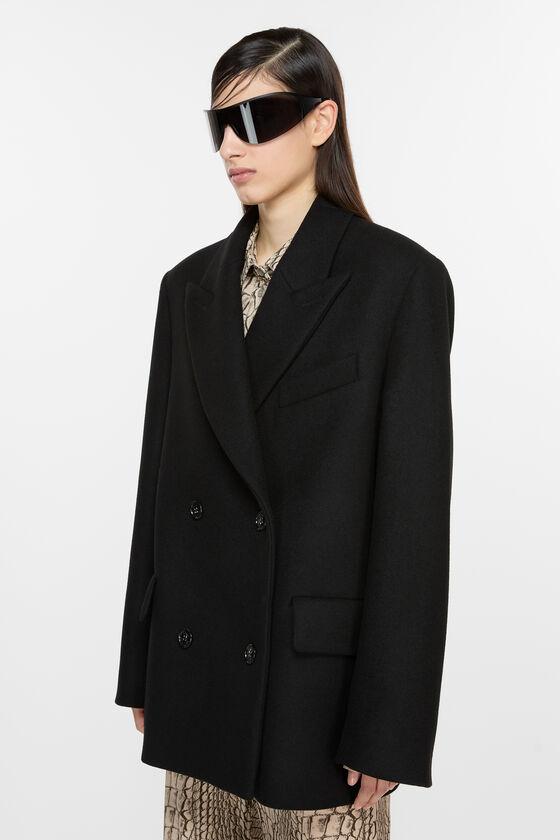 Double-breasted wool jacket Product Image