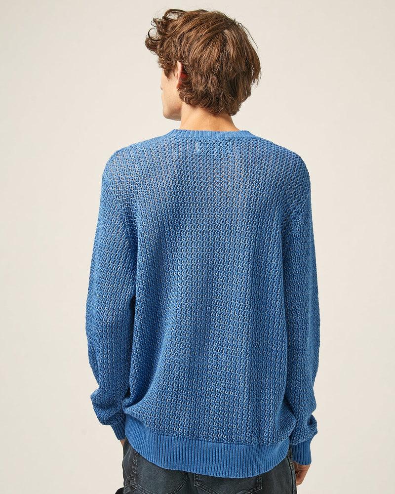 Marled Crewneck - Blue Product Image