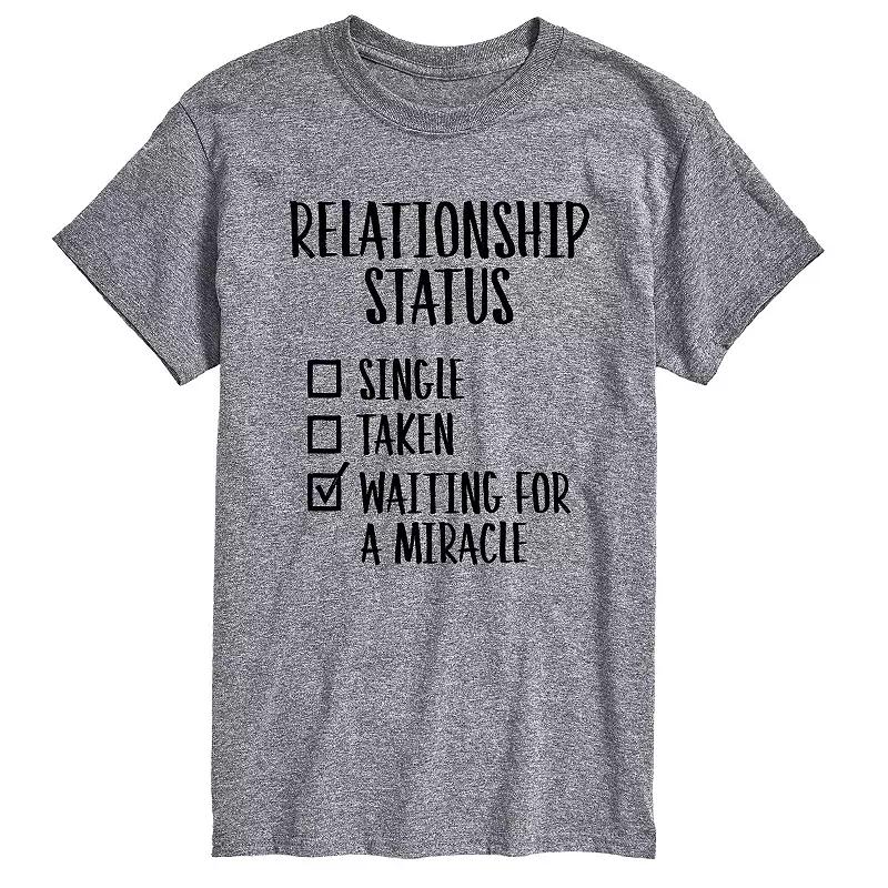Men's Relationship Status Checklist Tee,  Product Image