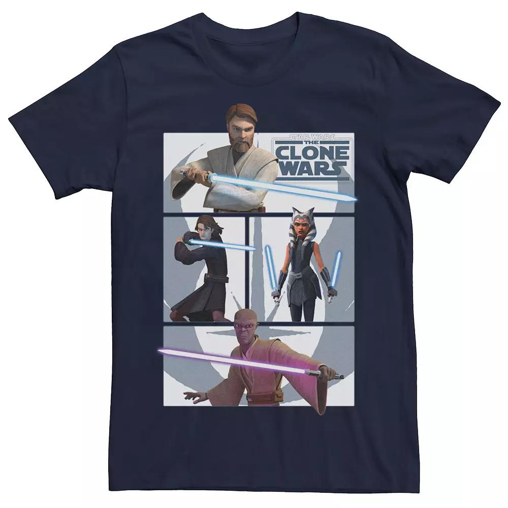 Men's Star Wars: The Clone Wars Jedi Panels Tee,  Product Image