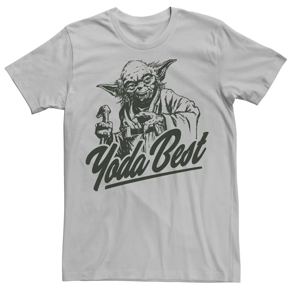 Men's Star Wars "Yoda Best" Portrait Graphic Tee,  Product Image