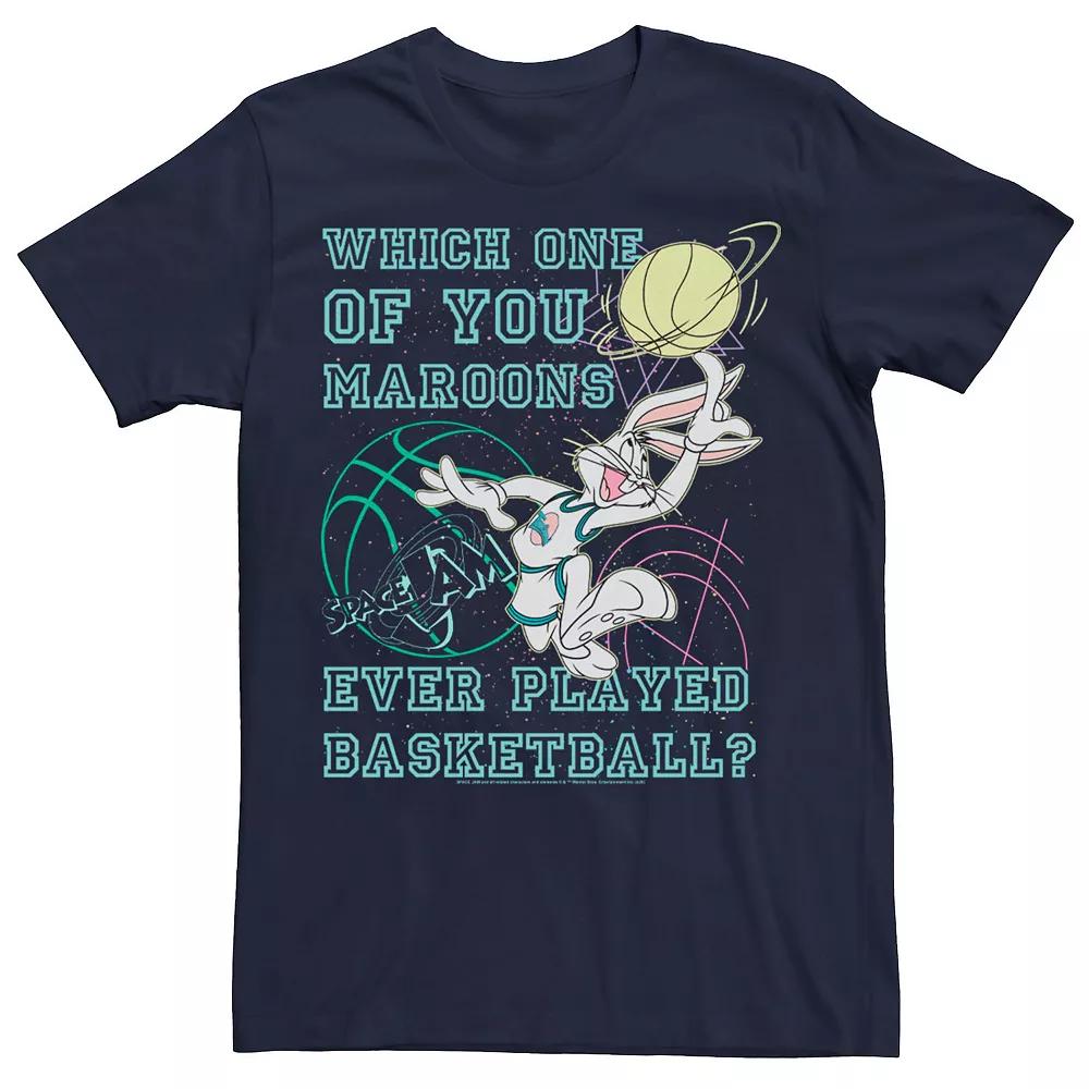 Men's Looney Tunes Space Jam Bugs Bunny Which One Of You Maroons Tee,  Product Image