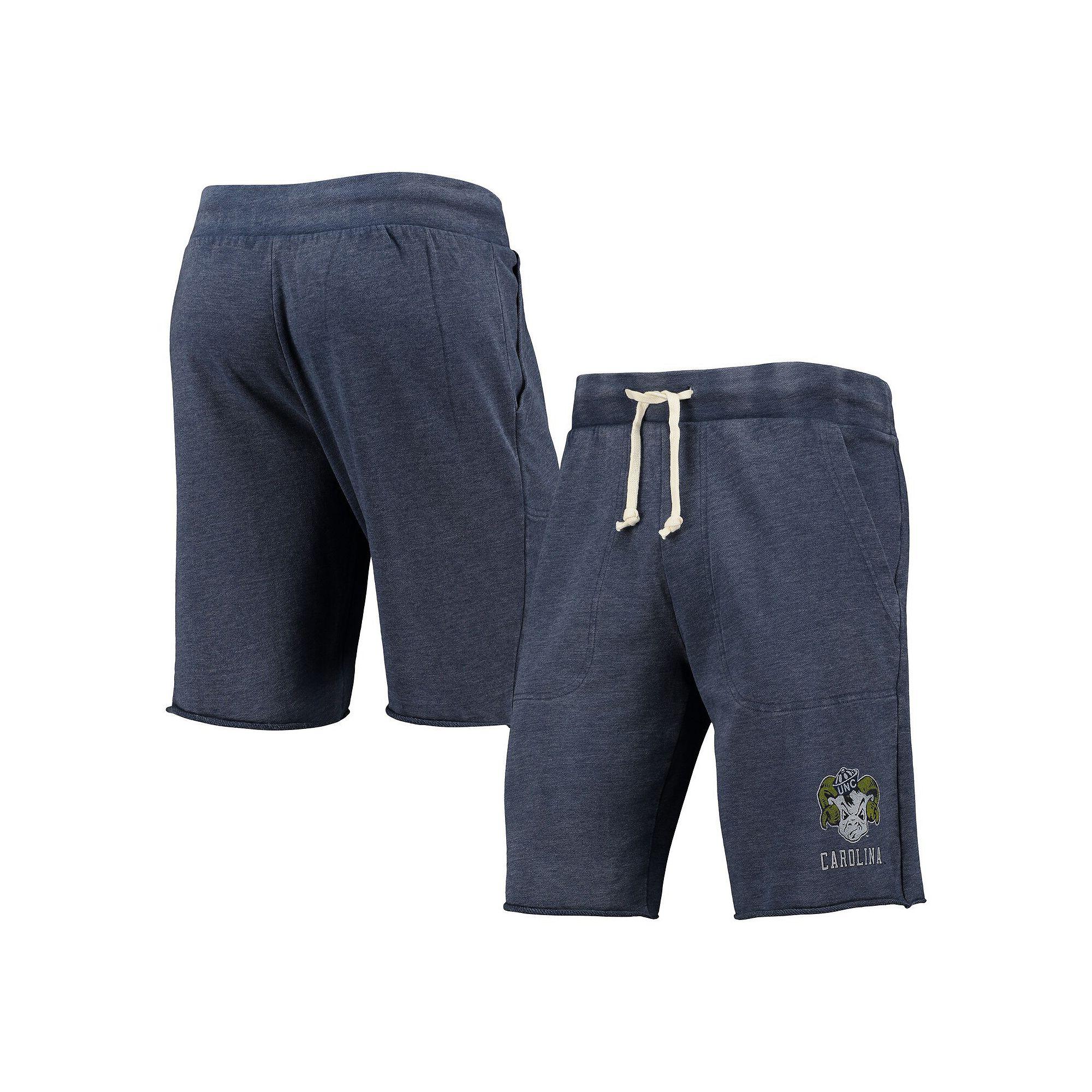 Men's Heathered Navy Alternative Apparel North Carolina Tar Heels Victory Lounge Shorts, Size: Small, Blue Product Image