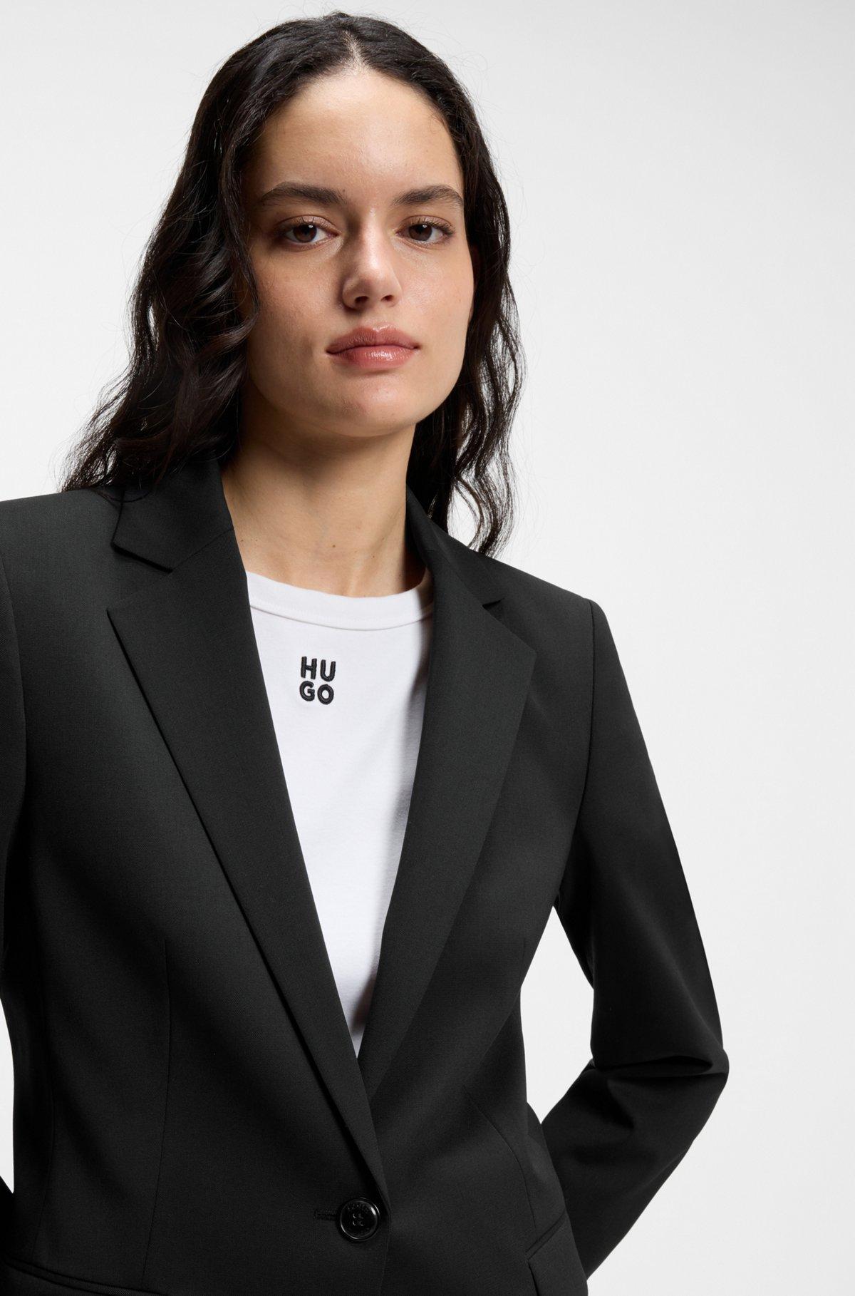 Regular-fit jacket with notch lapels Product Image