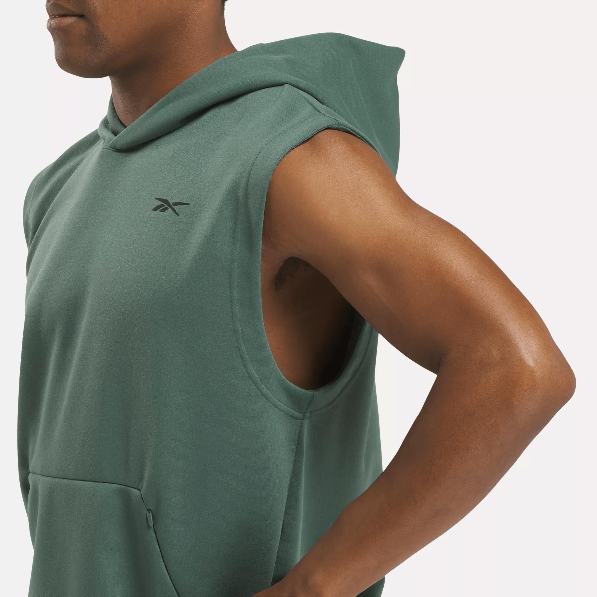 Men's Strength Sleeveless Hoodie Male Product Image