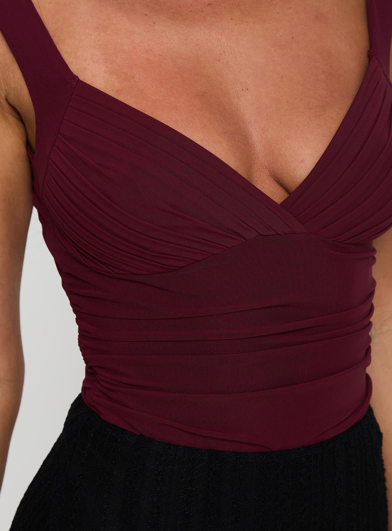 Ecstasies Asymmetrical Mini Skirt Black Product Image