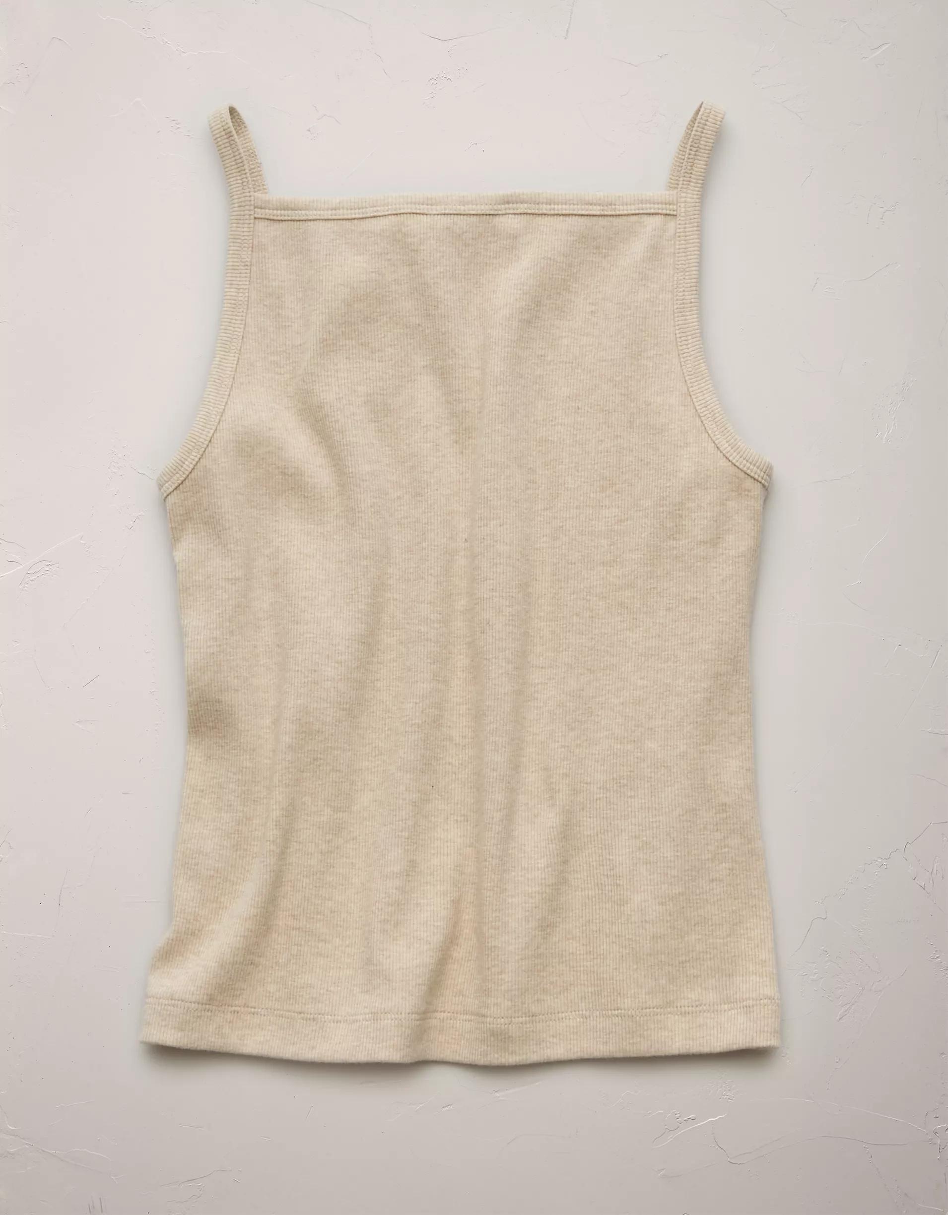 AE77 Premium Straight Neck Tank Top Product Image