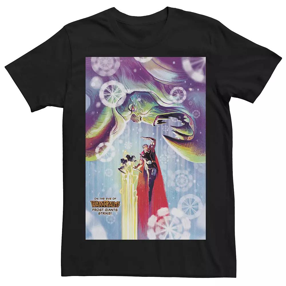 Men's Marvel's Thor Fight Frost Giants Comic Cover Tee,  Product Image