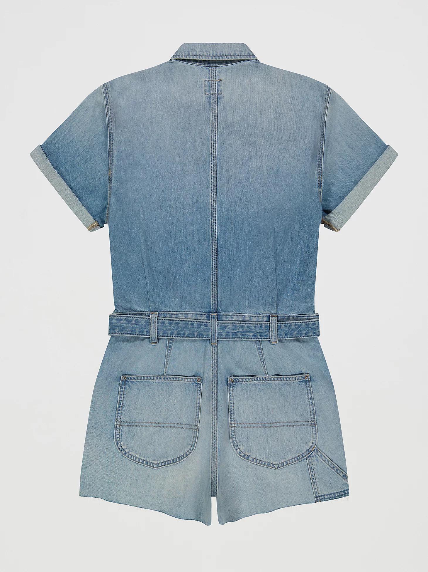 Women's Belted Denim Chore Short All | Women's Union-Alls & Overalls | Lee® Product Image