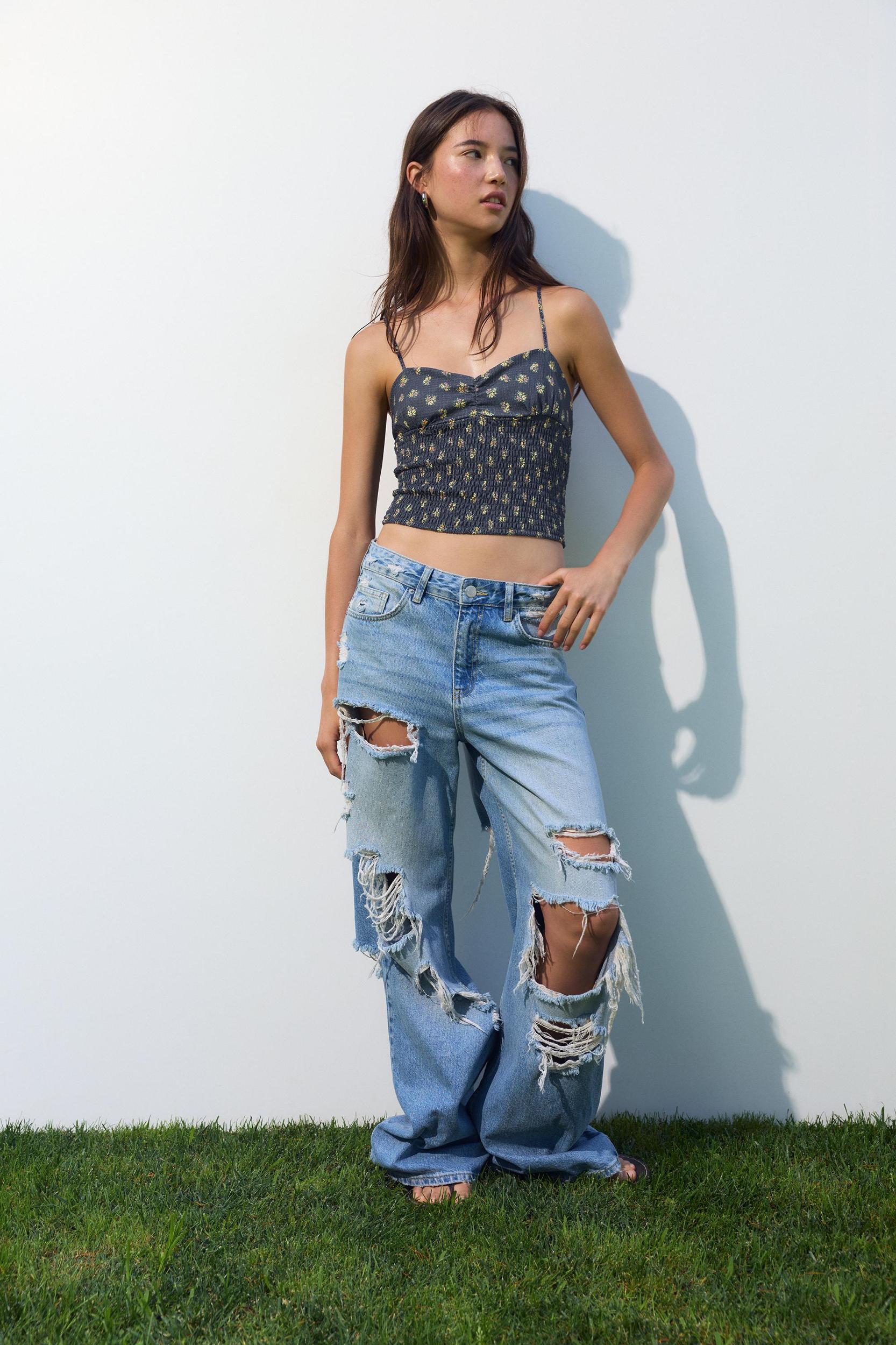 Floral strappy top Product Image