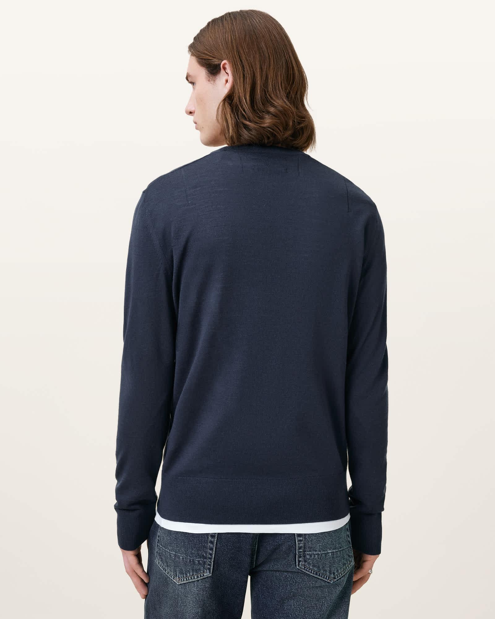 Mode Merino Crew Neck Ramskull Sweater Product Image