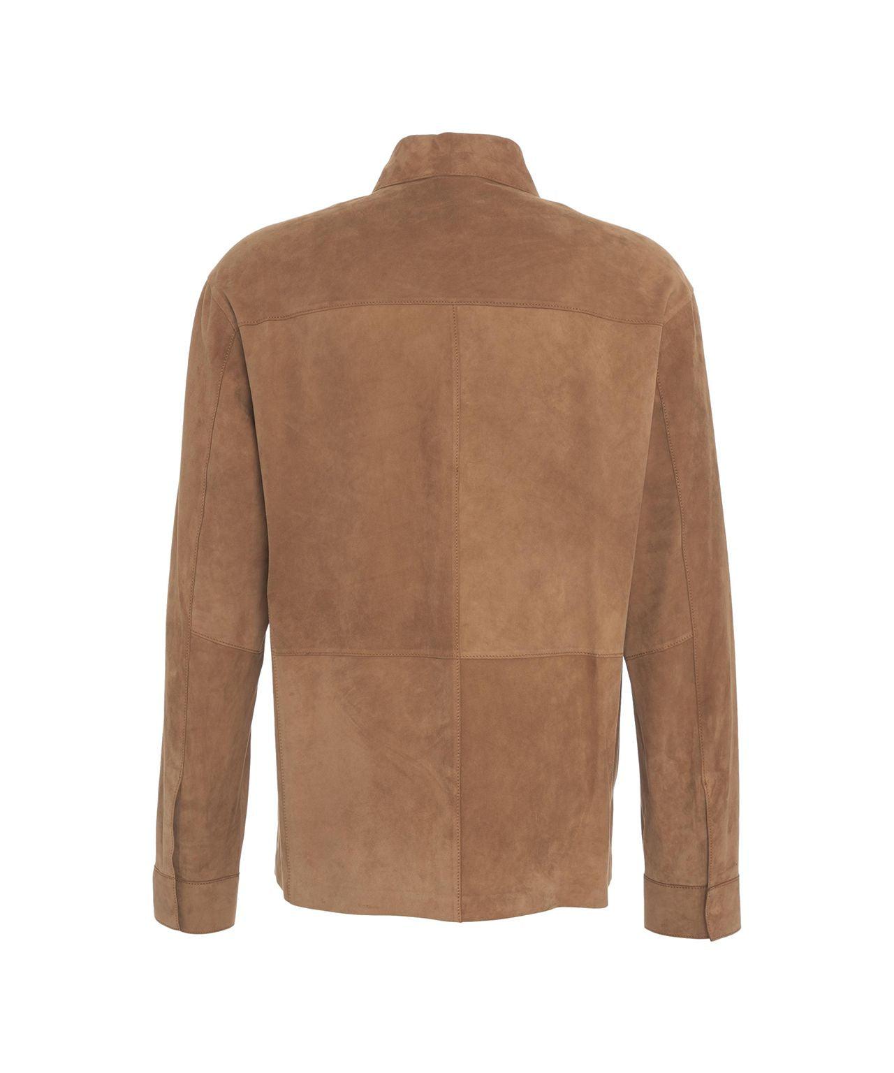 Overshirt in suede Product Image