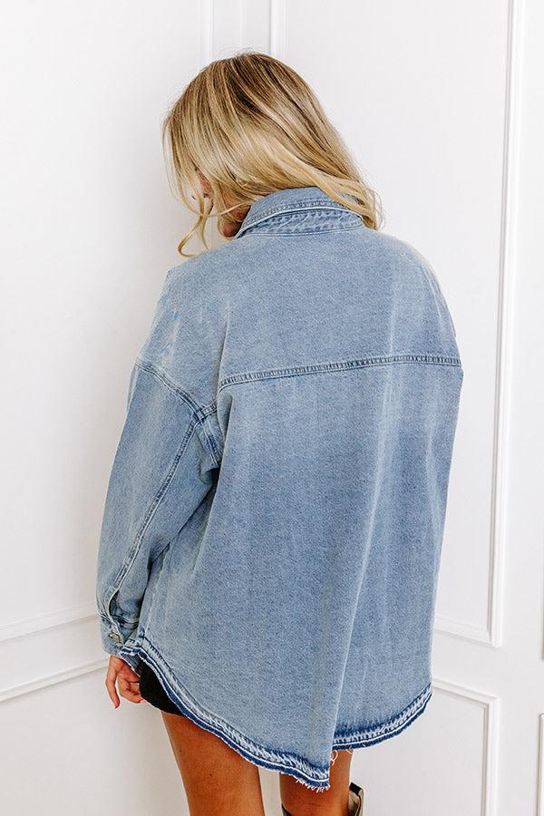 The Kyrsia Denim Button Up Product Image