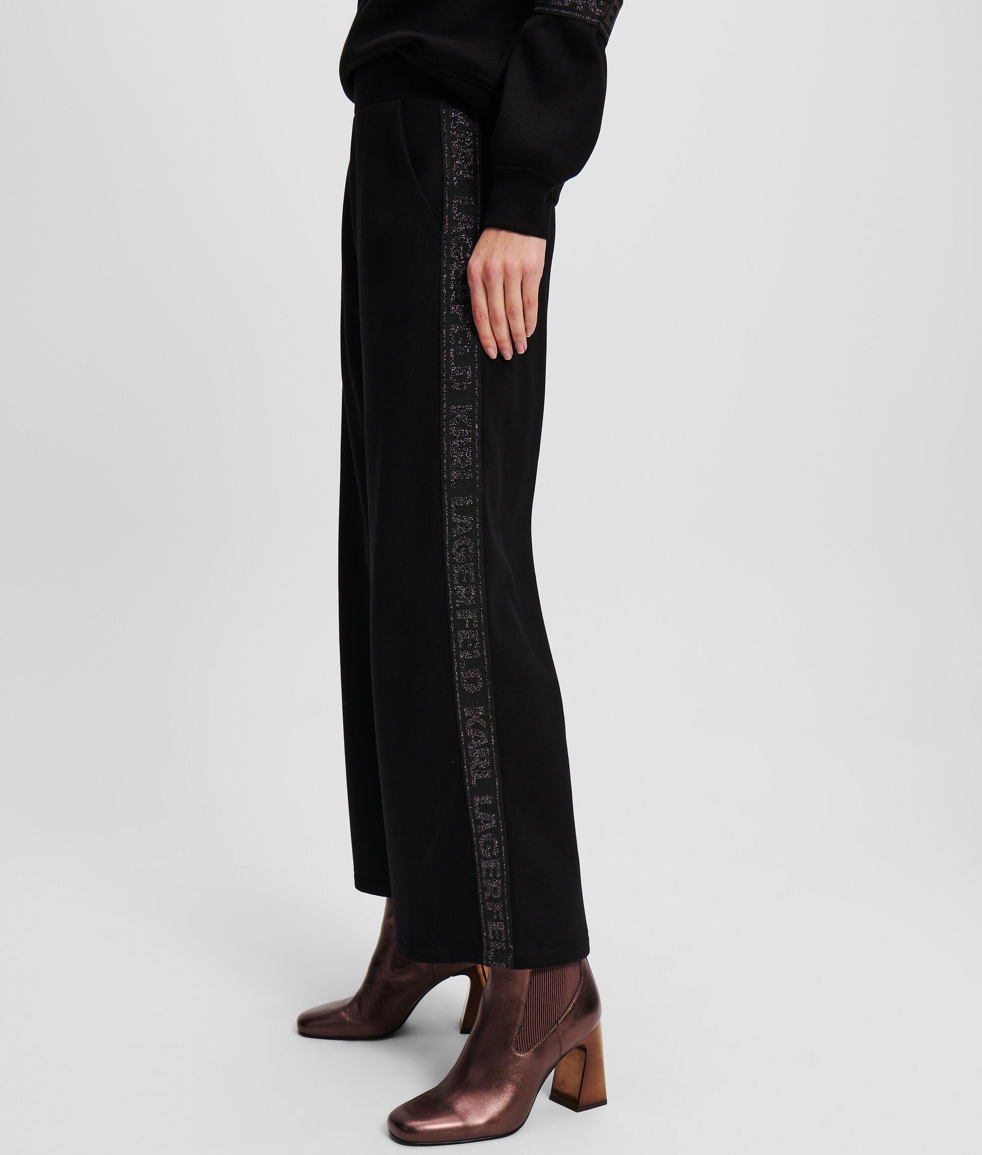 Plus Size Plain Button Detail Straight Leg Pants Women DarkBrown Office Straight Leg High Rise Office Pants BloomChic 10/M Product Image