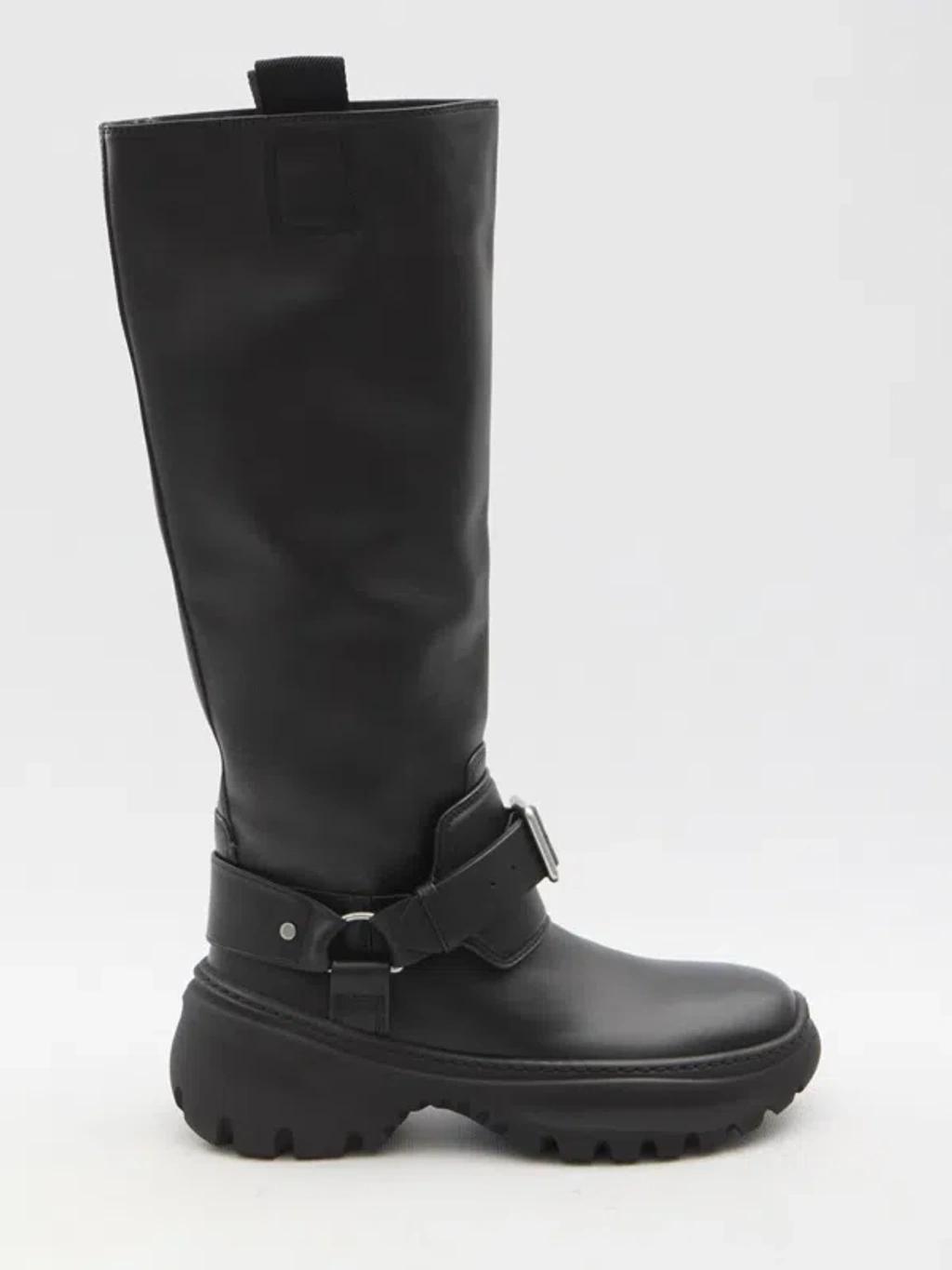 BURBERRY 40mm Lf Stomp High Boots In Black Product Image