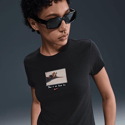 Womens Nike Sportswear Chill Knit Slim Cropped T-Shirt | HV6408-423 Product Image