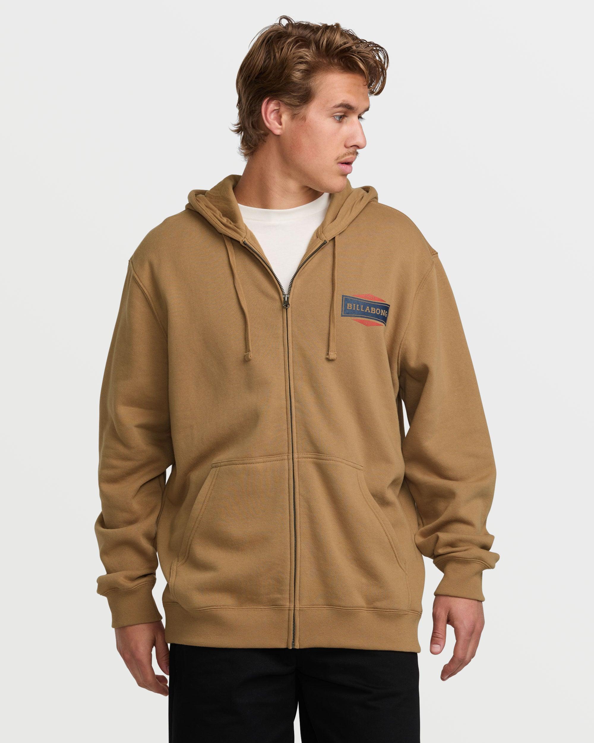 Short Sands Zip Sweatshirt - Vintage Brown Male Product Image