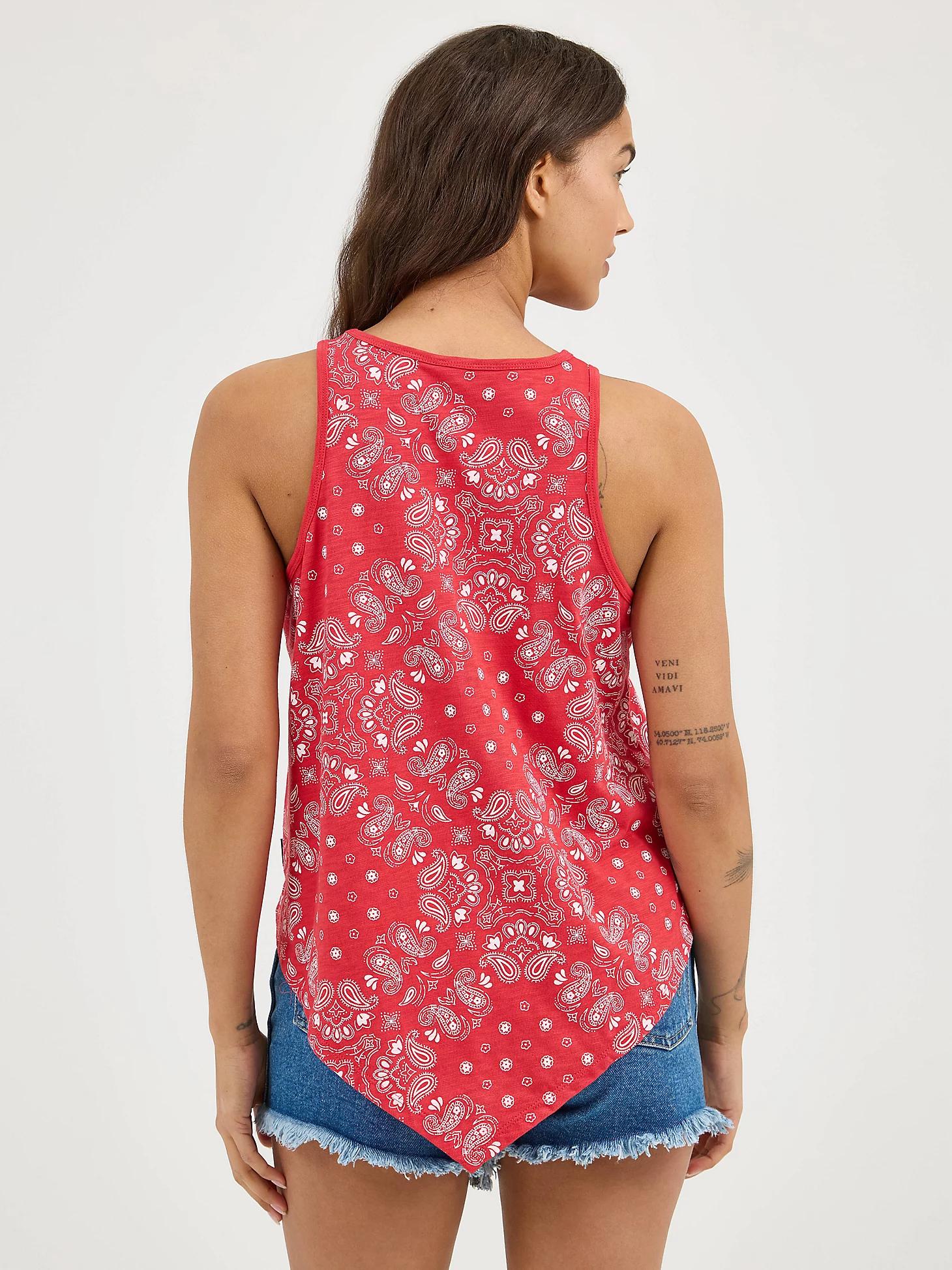 Women's Wrangler Allover Bandana Print Tank Product Image