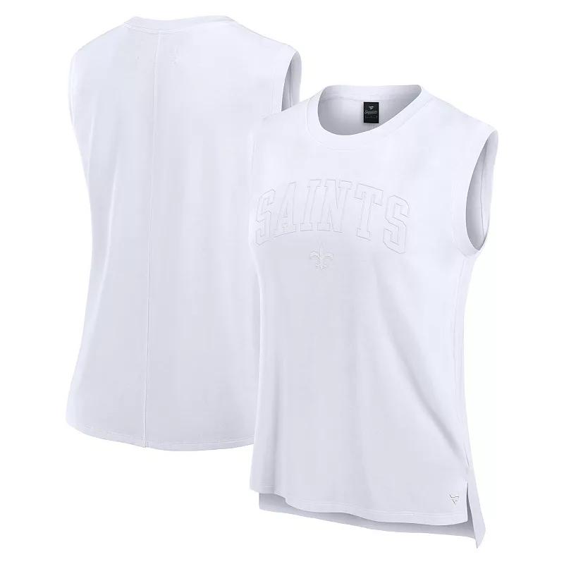 Women's Fanatics White Seattle Seahawks Studio Gym Tank Top,  Product Image