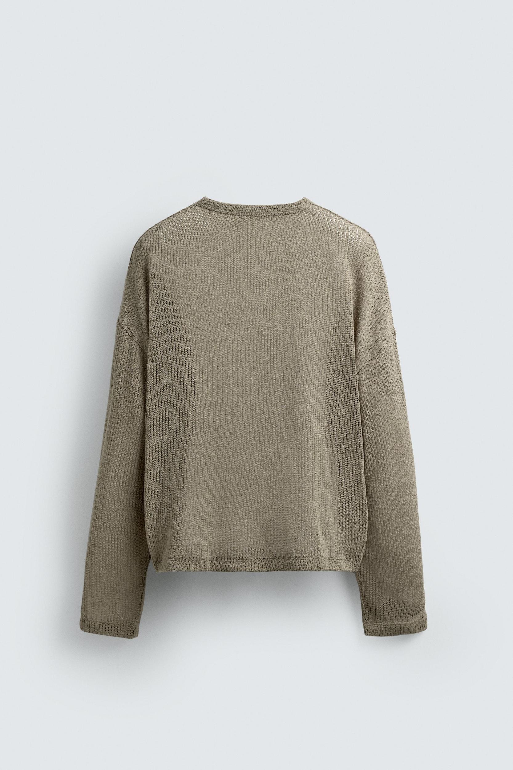 OPENWORK TEXTURED T-SHIRT Product Image