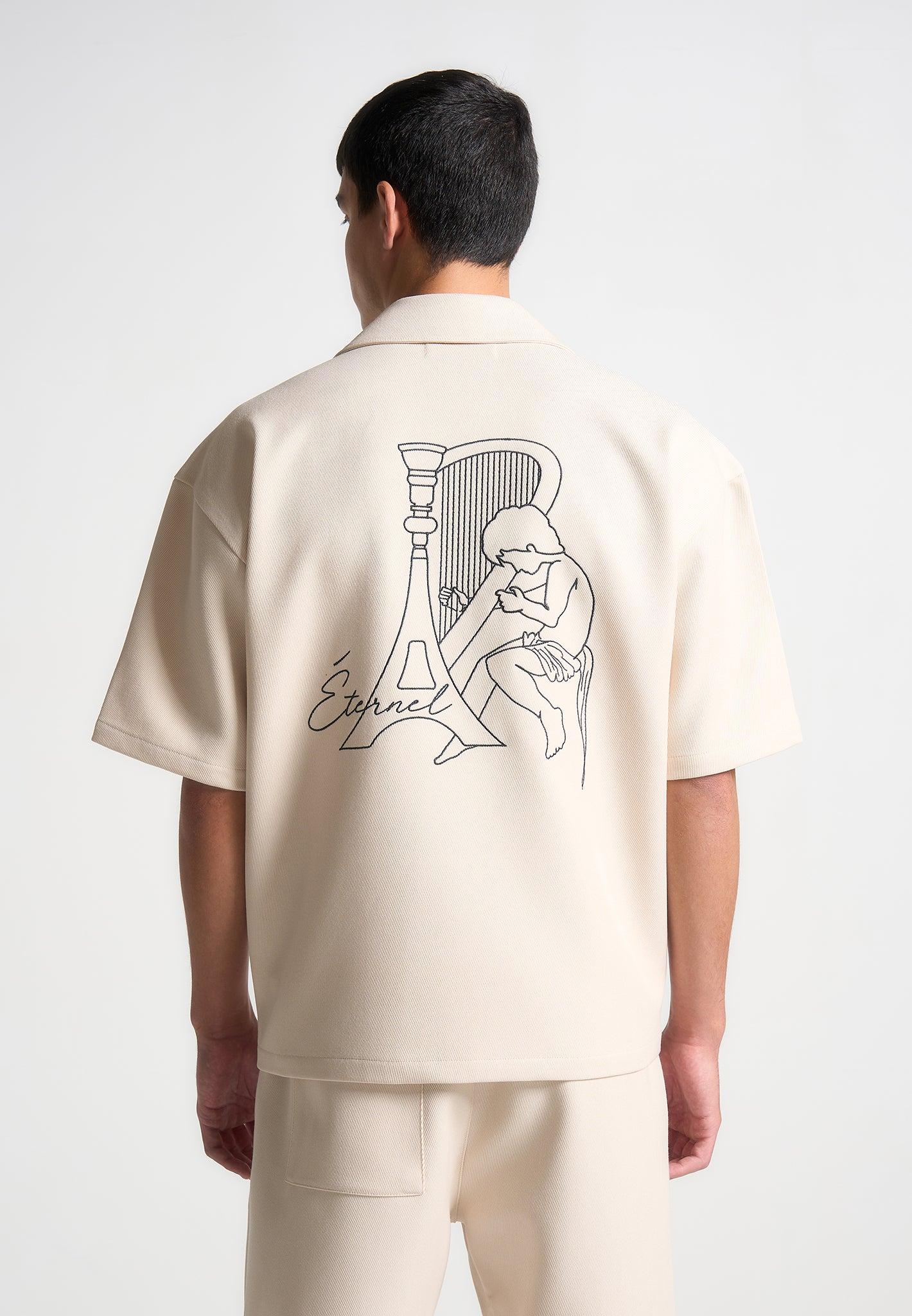 Eiffel Twill Shirt - Cream Male Product Image