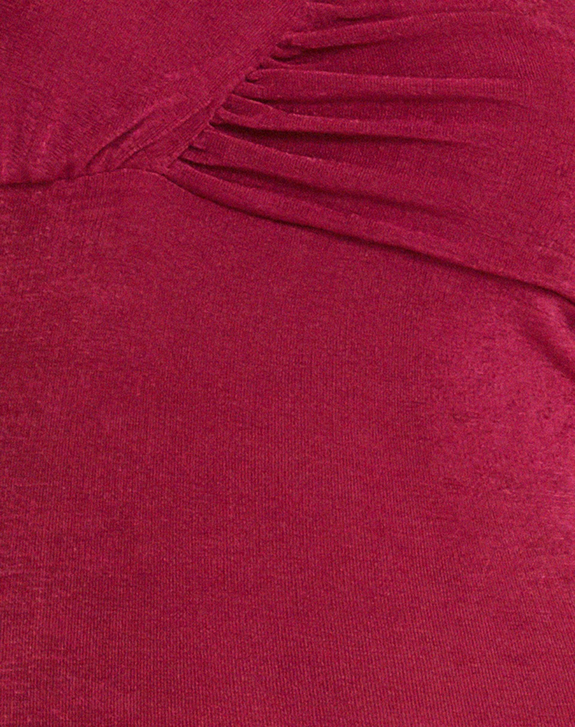 Alessa One Shoulder Mini Dress in Magenta Purple Product Image