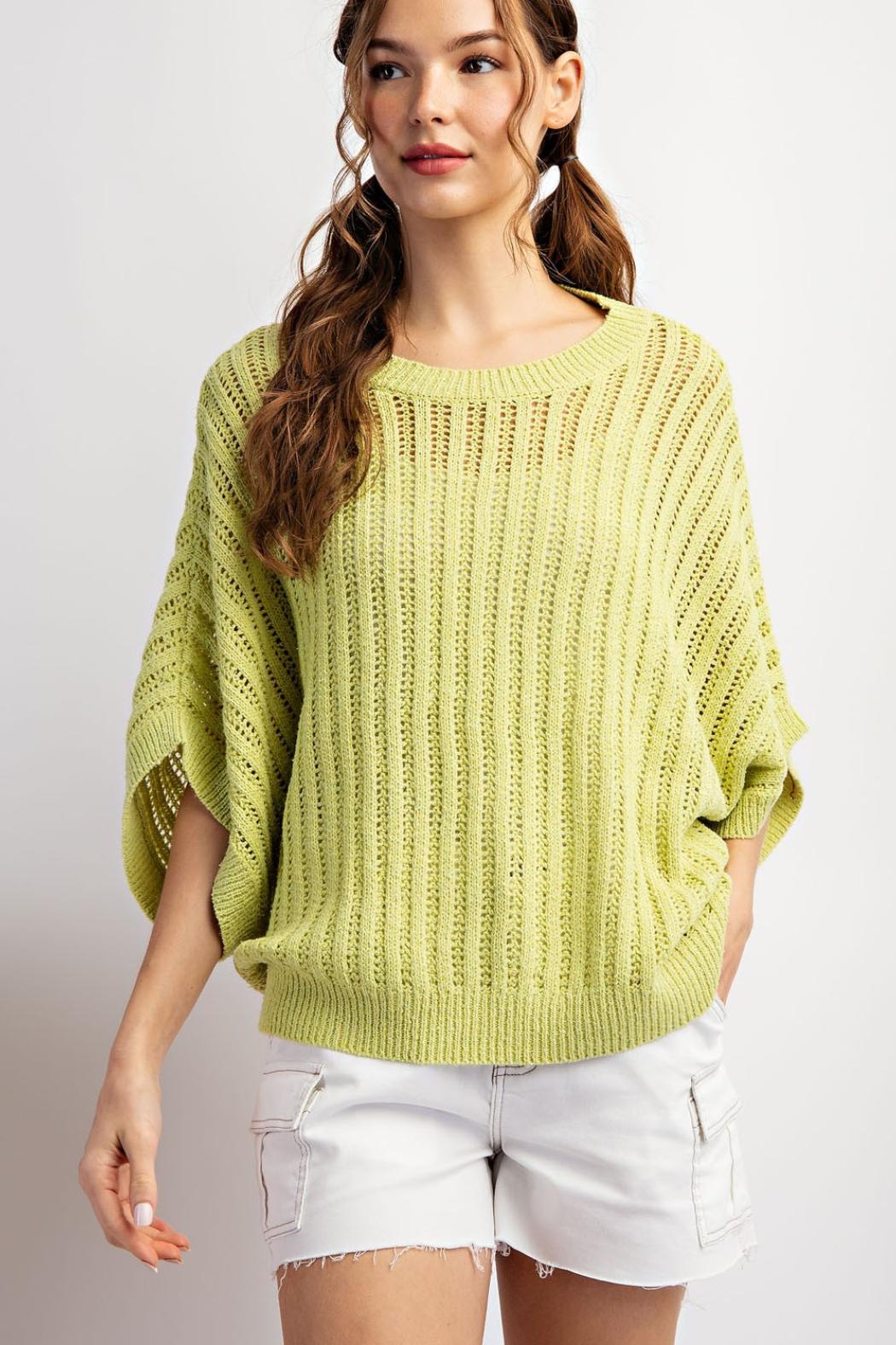 Loose Fit Dolman Sleeve Top Product Image
