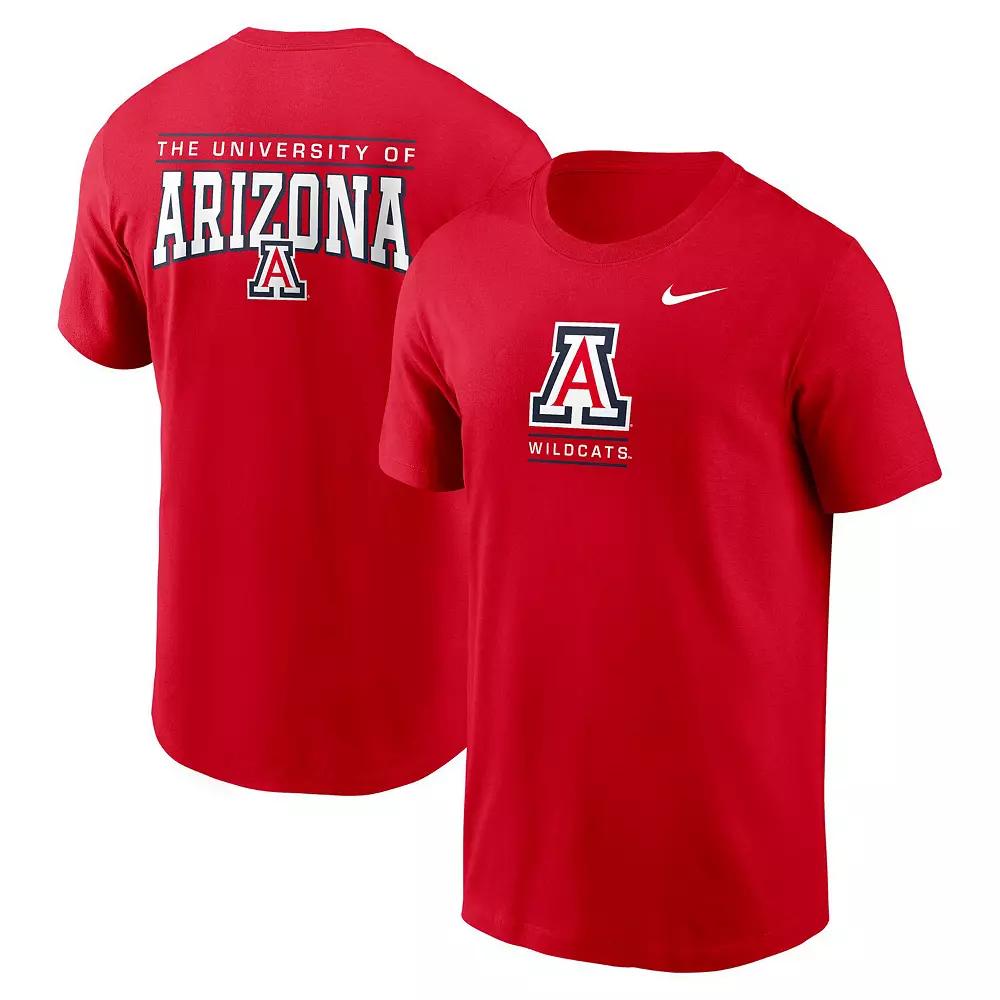 Arizona Wildcats Nike Mens College T-Shirt | N19965NUAN-8V3 Product Image