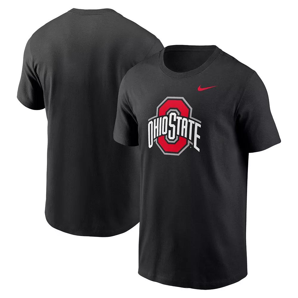Men's Nike Anthracite Ohio State Buckeyes Primetime Evergreen Logo T-Shirt, Size: XL, Grey Product Image