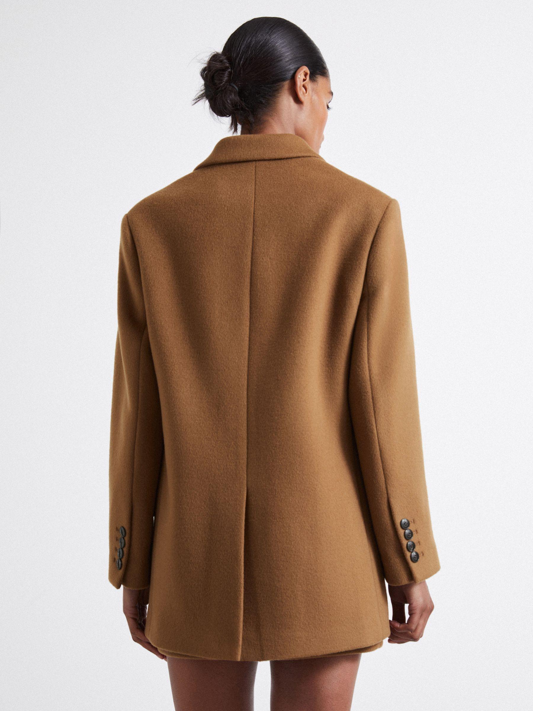 Atelier Virgin Wool and Camel-Blend Suit Jacket in Camel Product Image