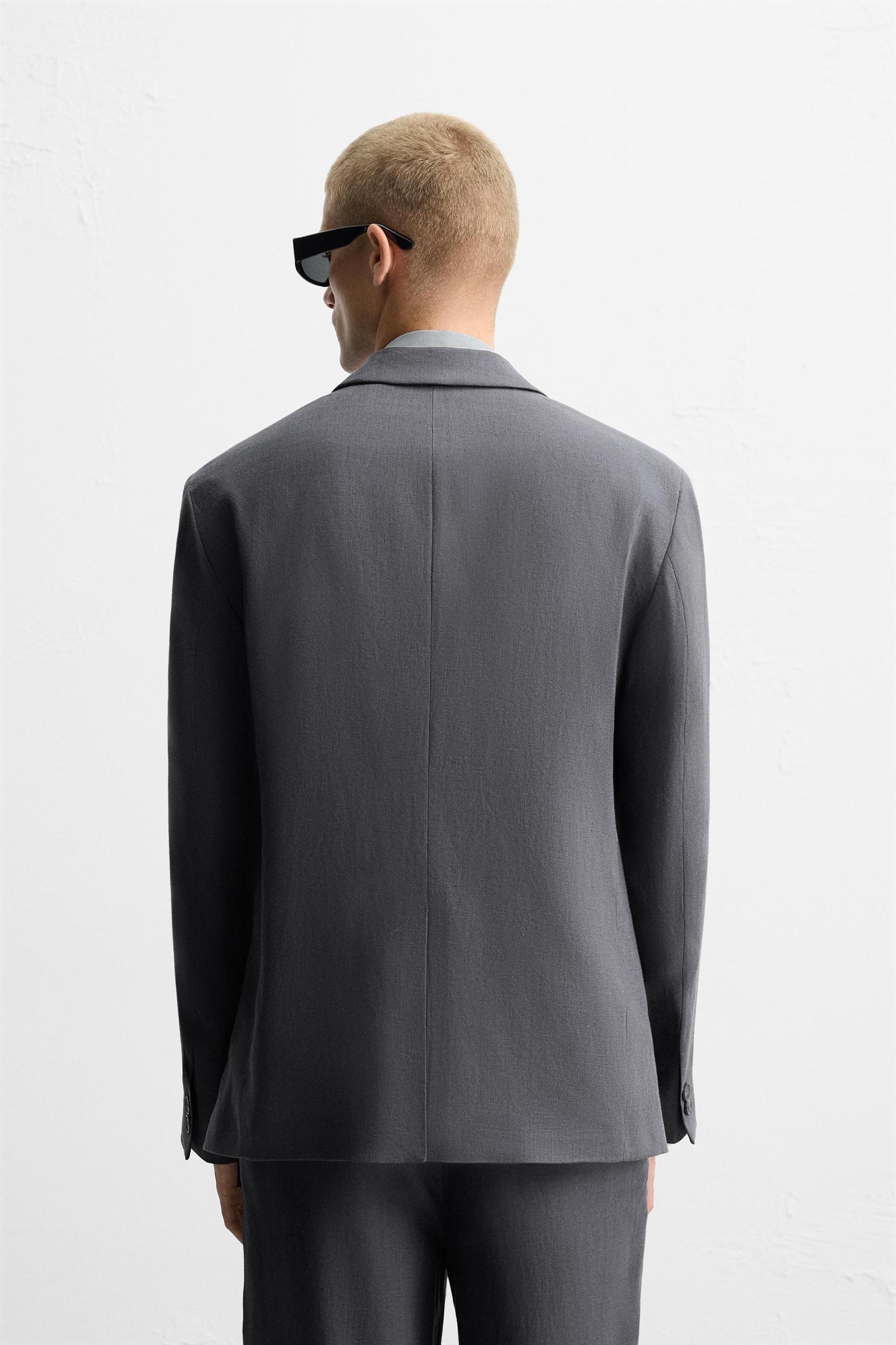 100% LINEN SUIT BLAZER Product Image