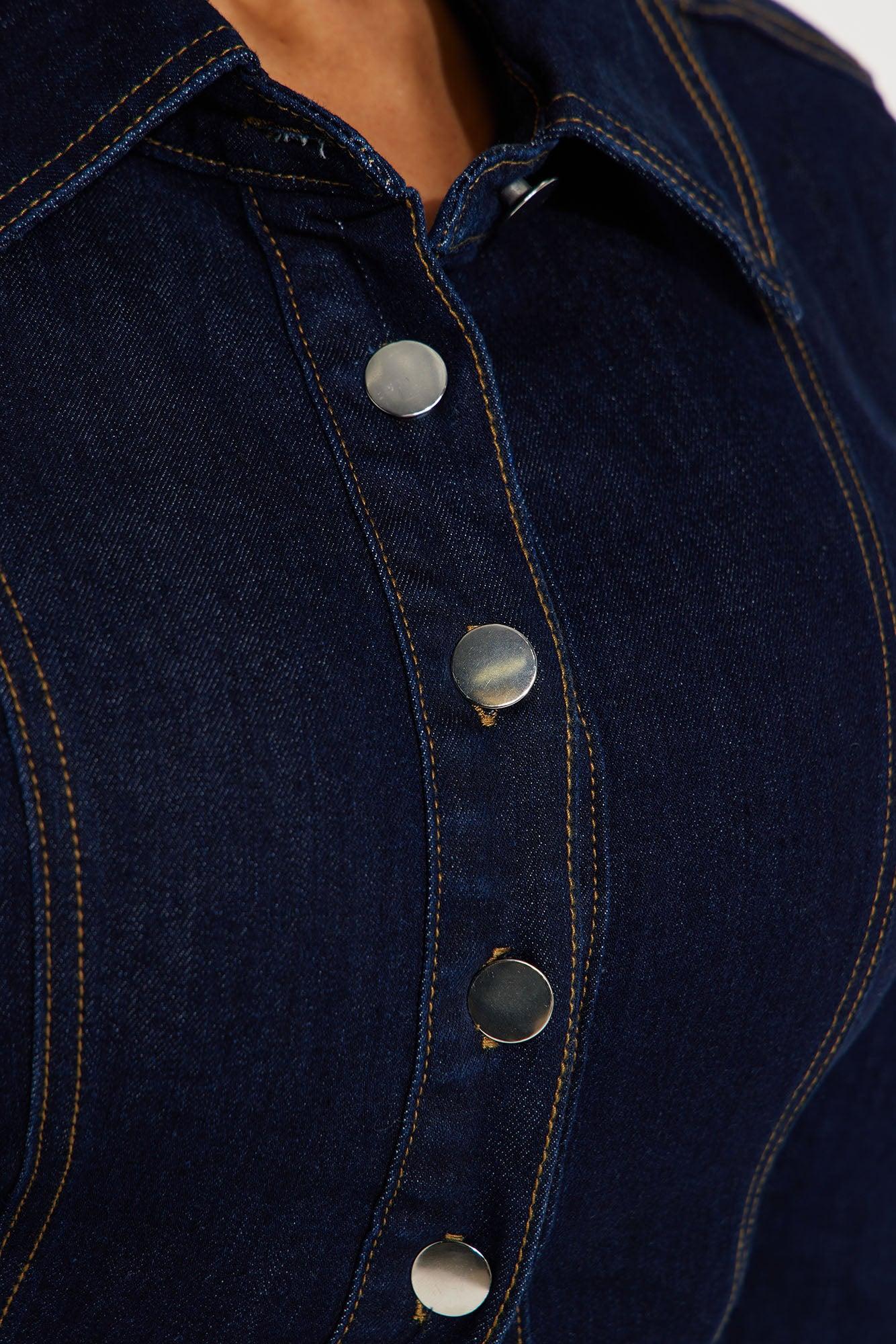 In My Denim Era Shirt - Dark Wash Product Image