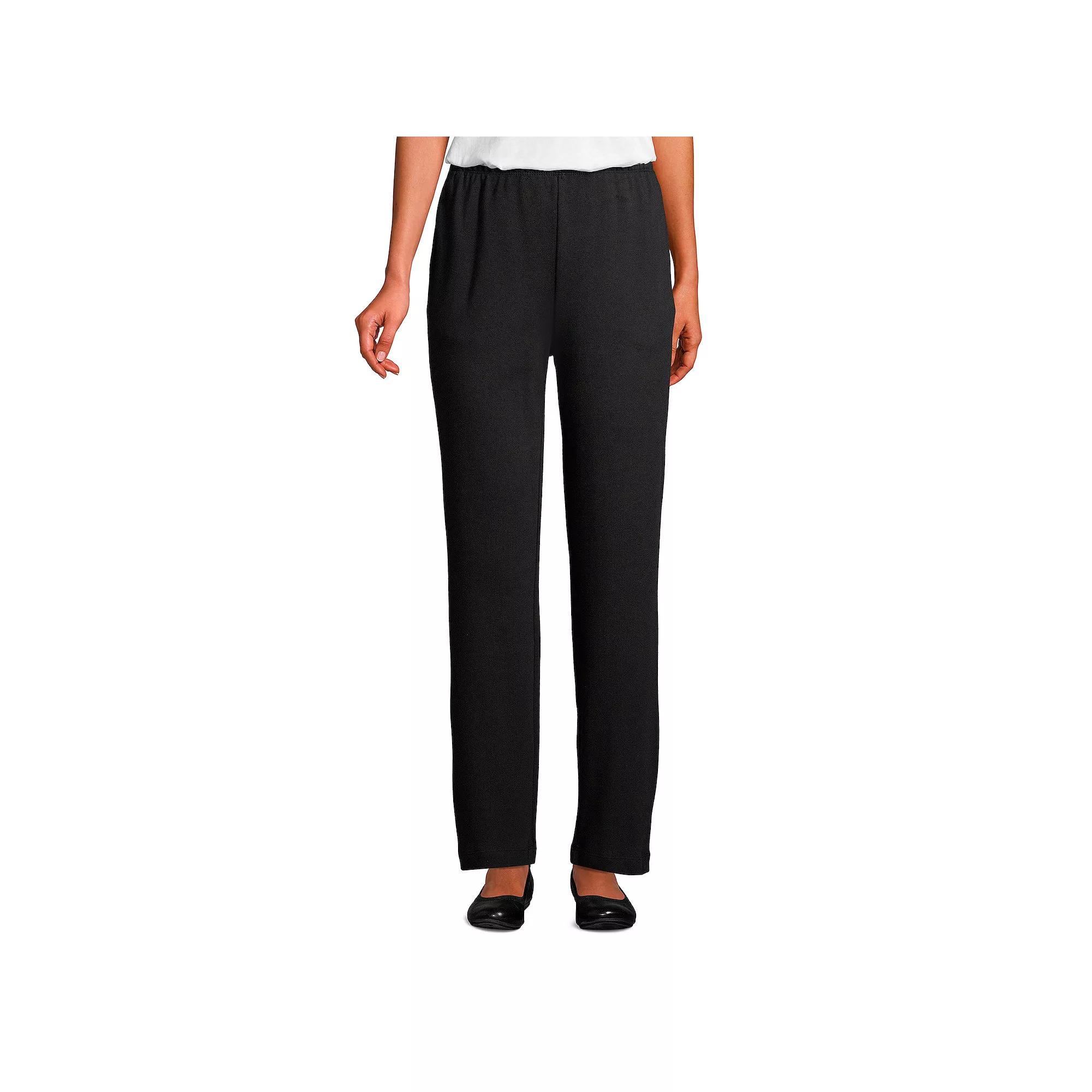 Women's Lands' End Sport Knit High Waist Pants,  Product Image