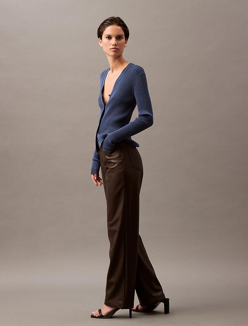 Faux Leather 90s Pants Product Image