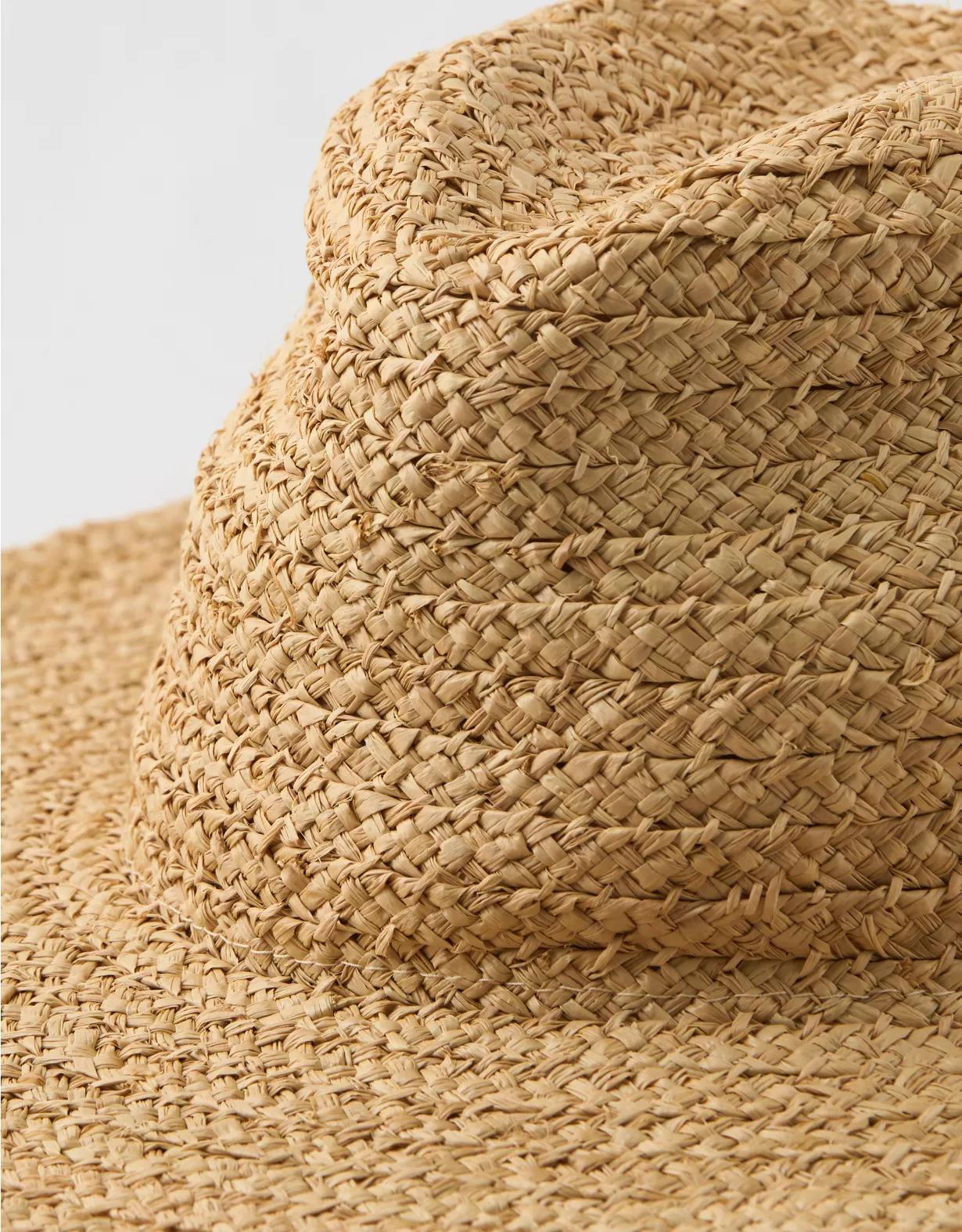 Aerie Floppy Straw Hat Product Image