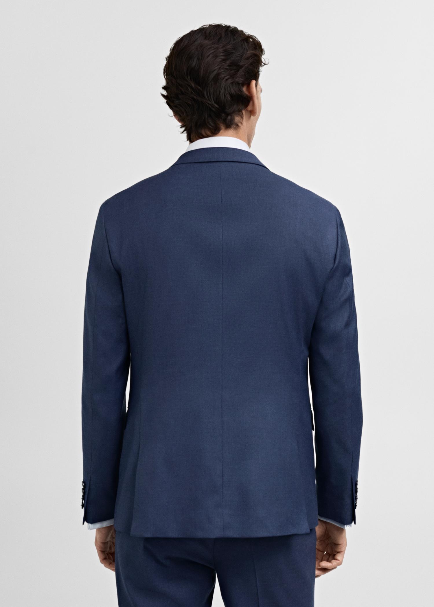Super slim-fit suit jacket in stretch fabric - Men | MANGO USA Product Image