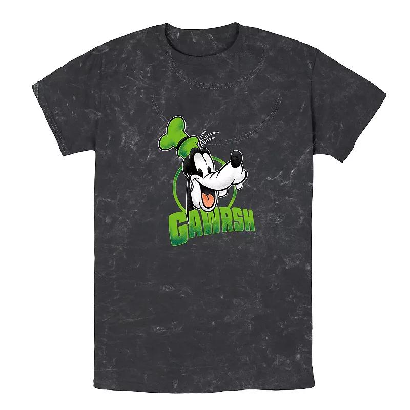 Men's Disney Mickey And Friends Goofy Gawrsh Portrait Bomabrd Wash Tee,  Product Image