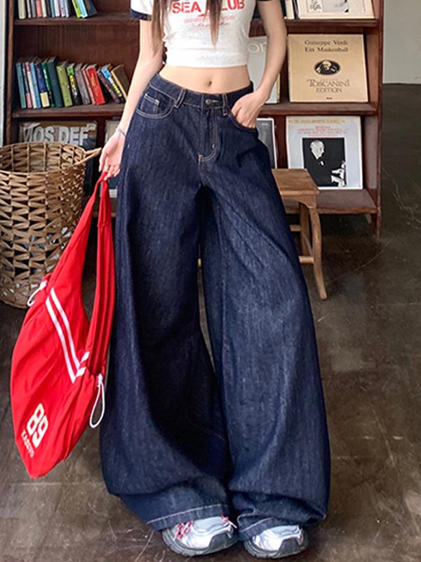 Loose-Fitting Boyfriend Jeans Product Image