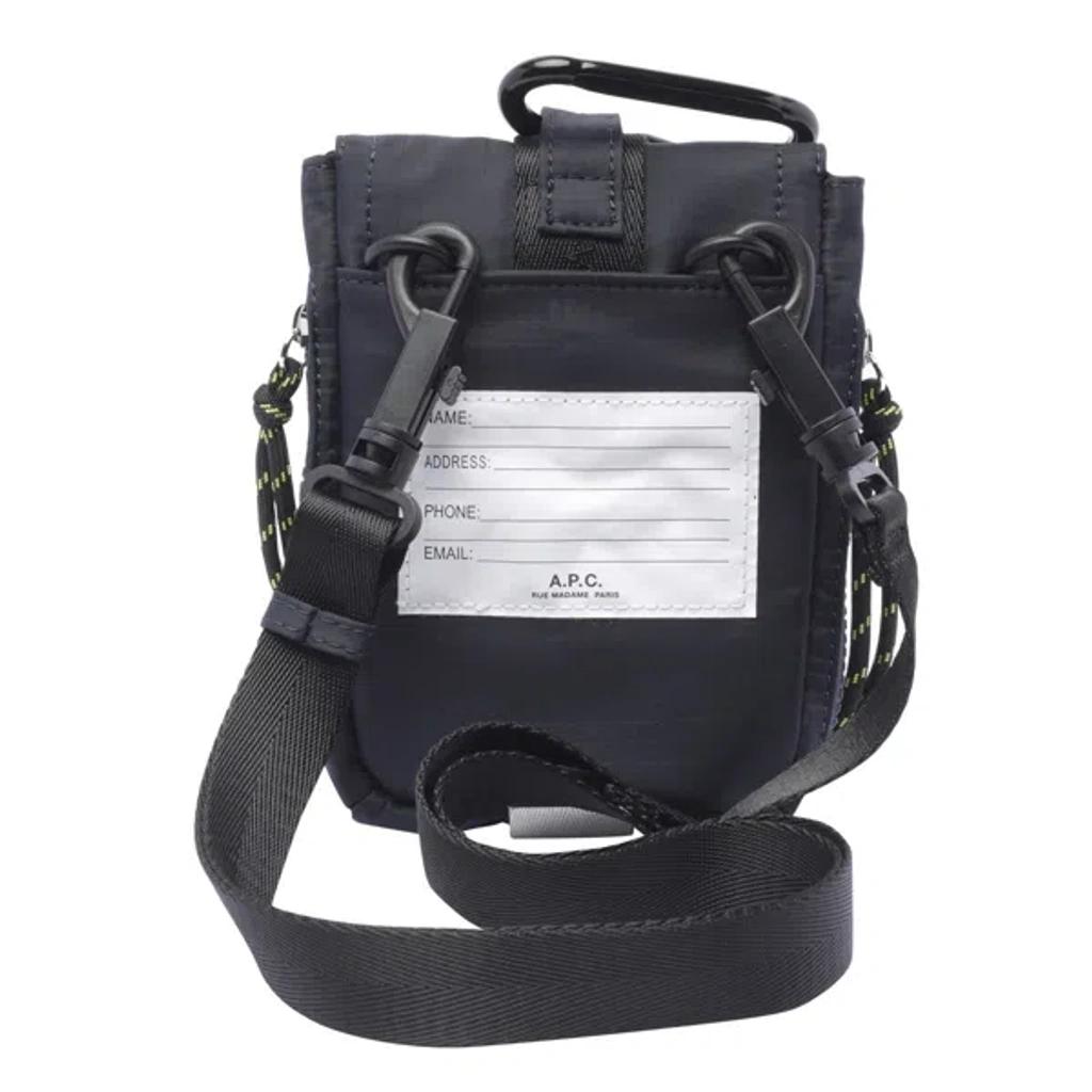APC Navy Trek Crossbody Pouch In Iak Dark Navy Product Image
