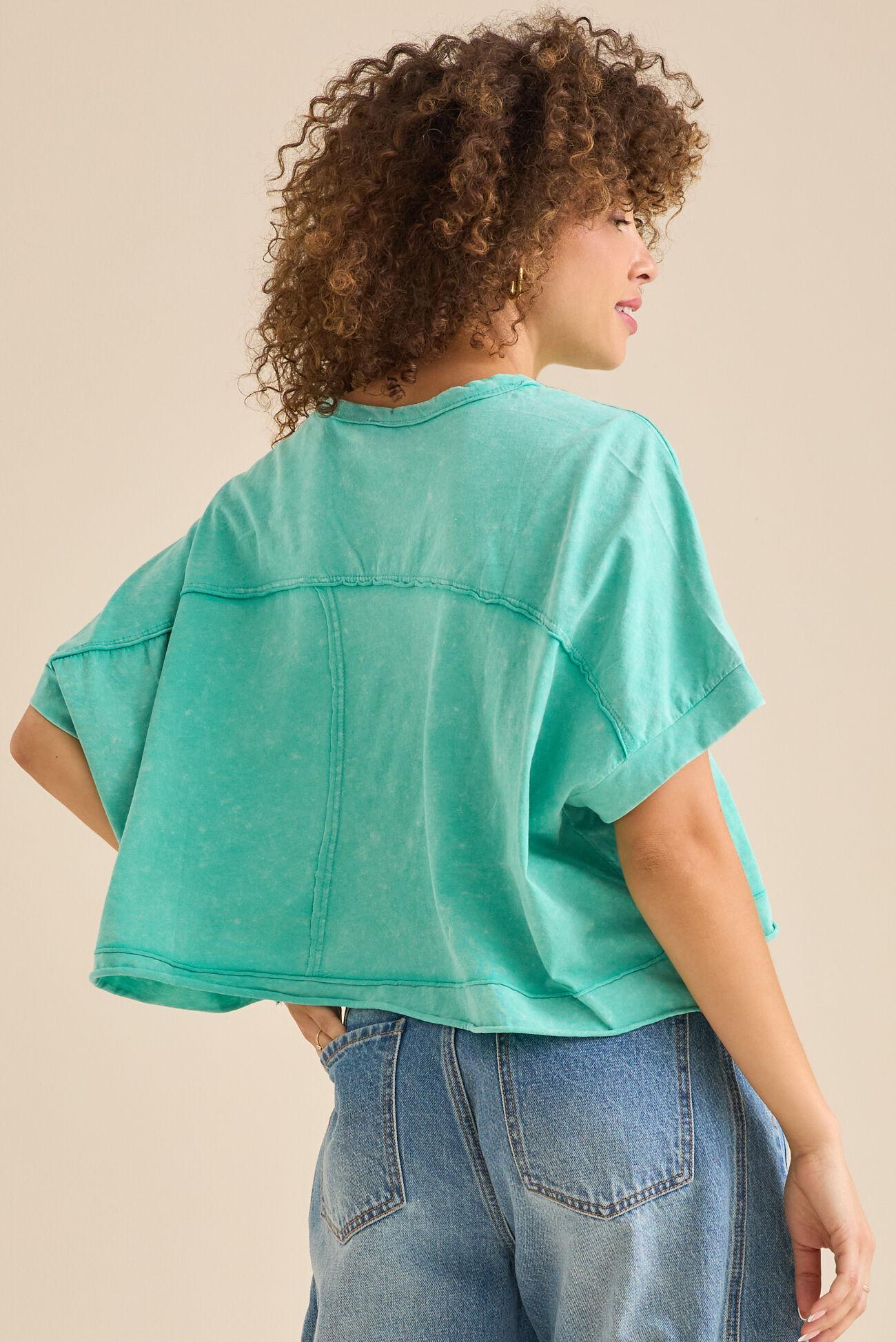 Khani Boxy Pocket Tee Product Image