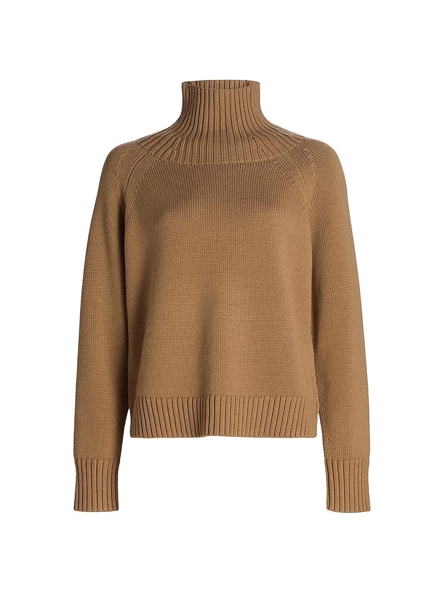 Womens Relaxed Merino Wool Sweater Product Image
