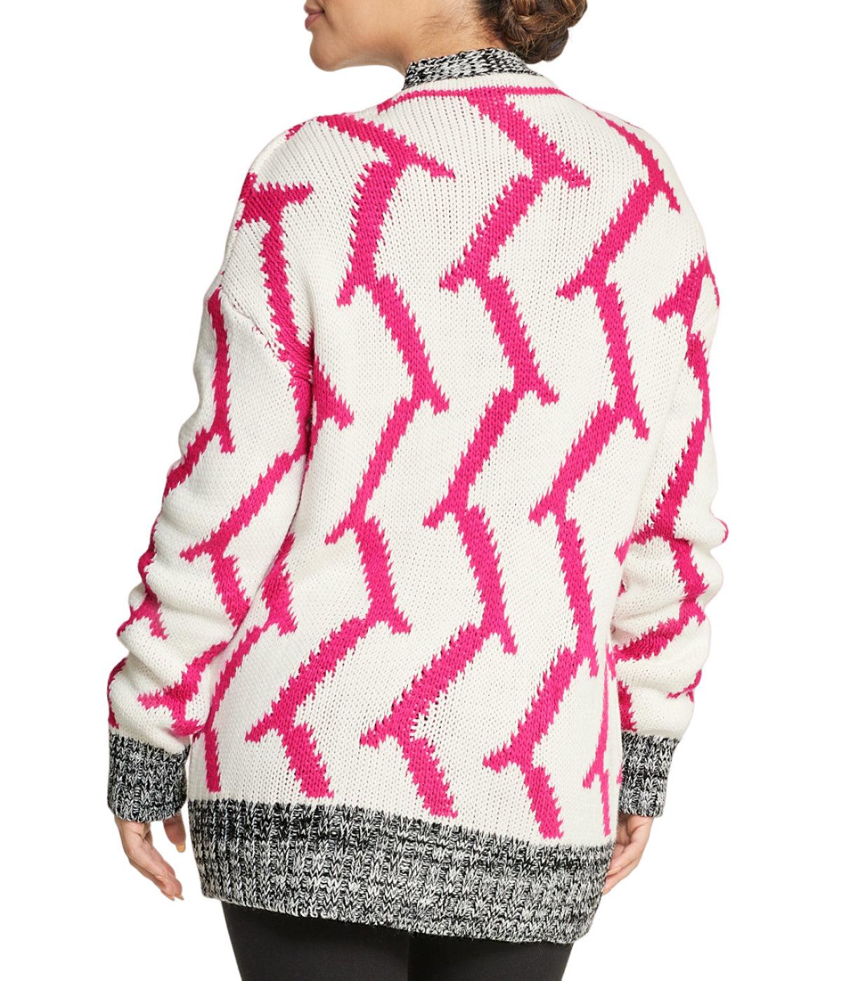 Mixed Media Cardigan Product Image