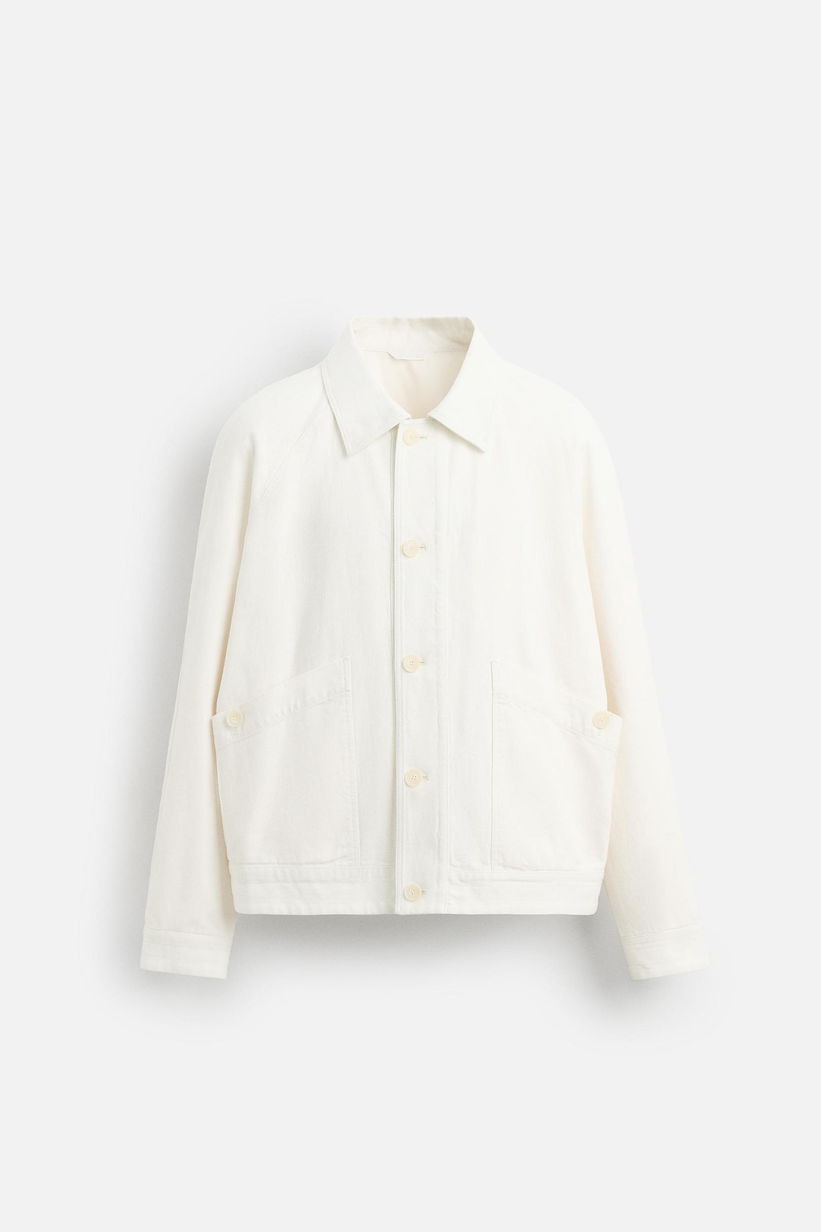 LINEN-COTTON JACKET Product Image