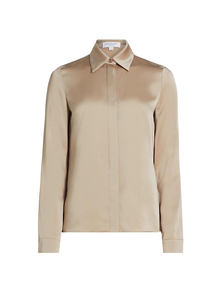 Womens Hansen Charmeuse Shirt Product Image