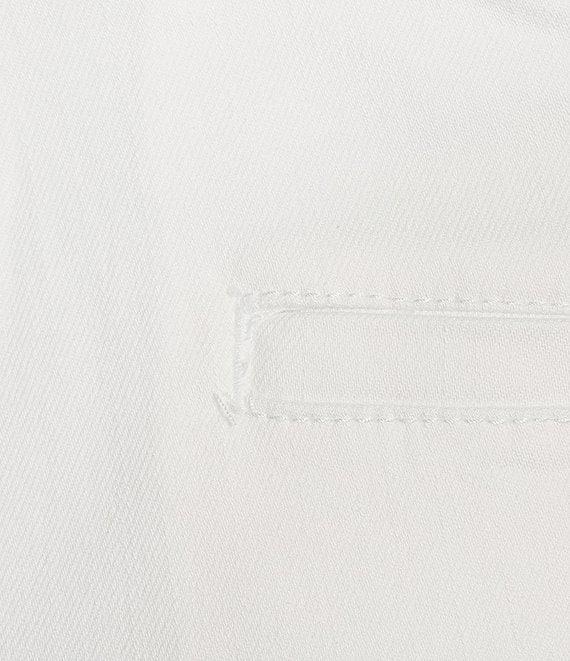 J.McLaughlin Rainey Straight Leg Front Slit Hem Stretch Denim Jeans Product Image